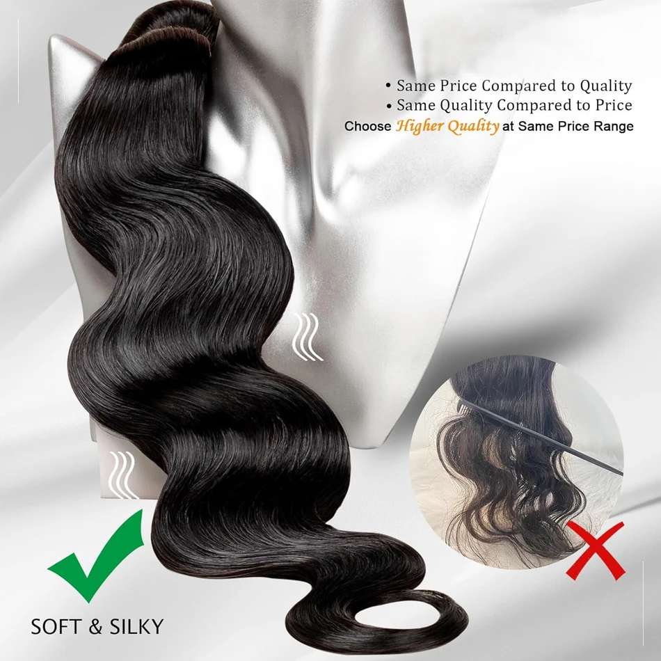 20 22 24 Inch Body Wave 3 4 5 Bundels Braziliaanse Haar Water Golvend Weefsel Human Hair Bundels Extensions Voor Vrouwen