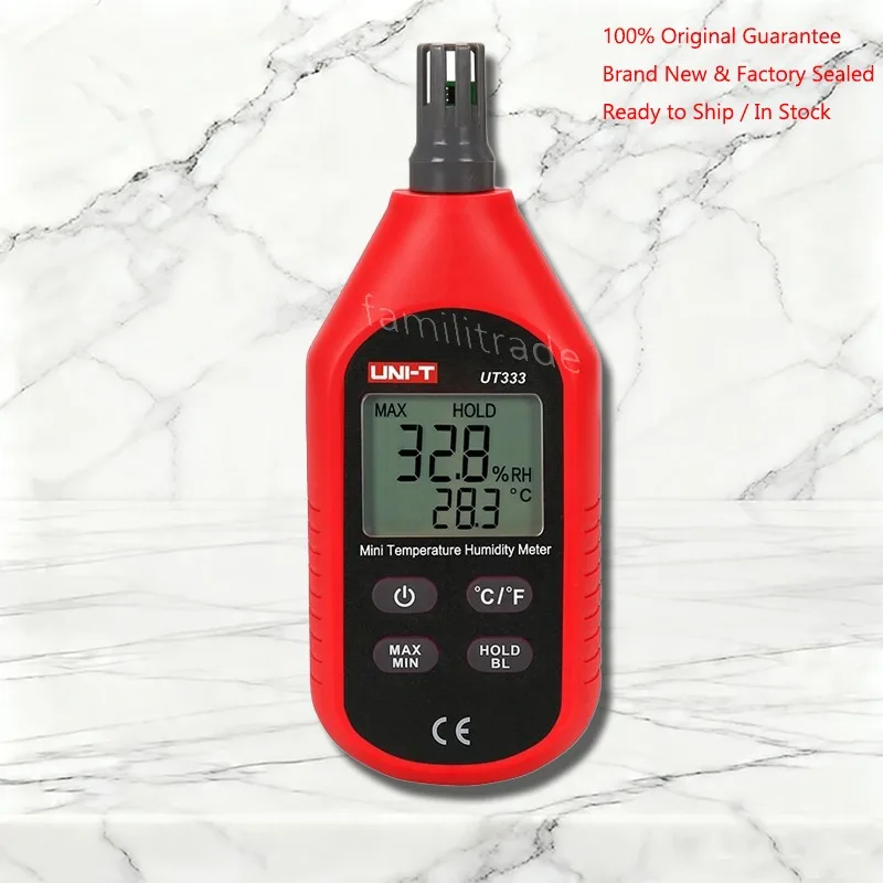 1 Unidad NUEVO Termómetro Digital UNI-T UT333 Mini Medidor de Temperatura y Humedad UT333 en Stock Caja Original # familitrade