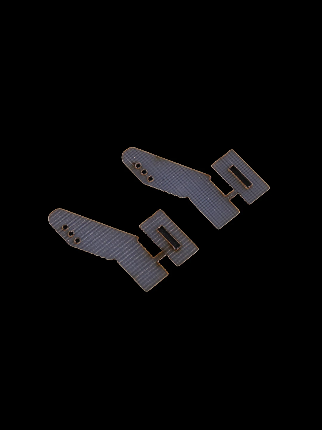 F3P/D Board 3D With 0.5mm Transparent Fiberglass Rudder Angle Pull Plate, Lightweight And Sturdy Design, Reasonable 16mm Height