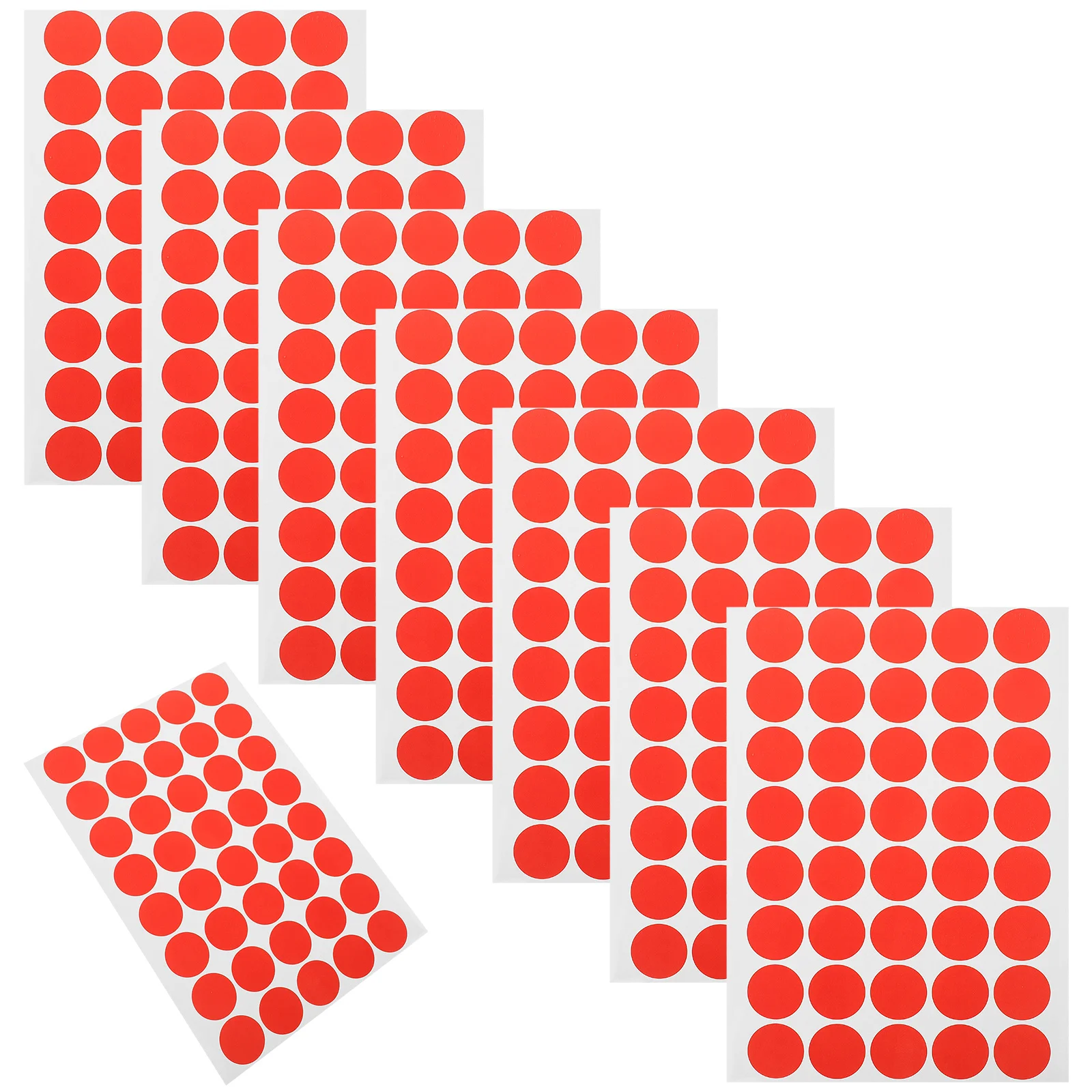 10 Sheets Color Sticker Dots Self Adhesive Round Dot Stickers for Storage Classification Home School Office Use Small Circle