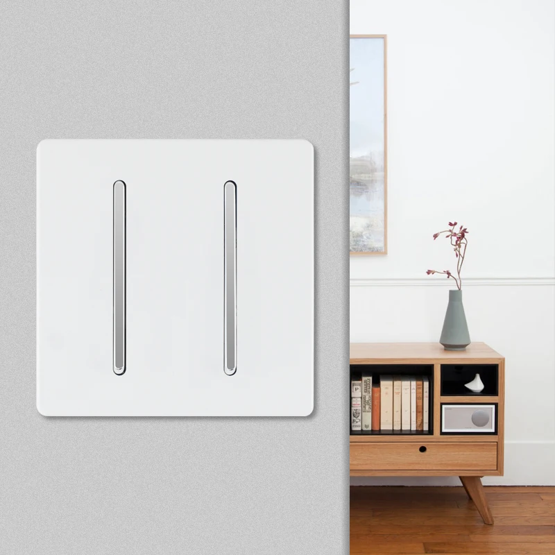 Wall Switch White Matte Silver ON/OFF Button Retro Switch Light Switch New Design Switches Vintage Switch 10A