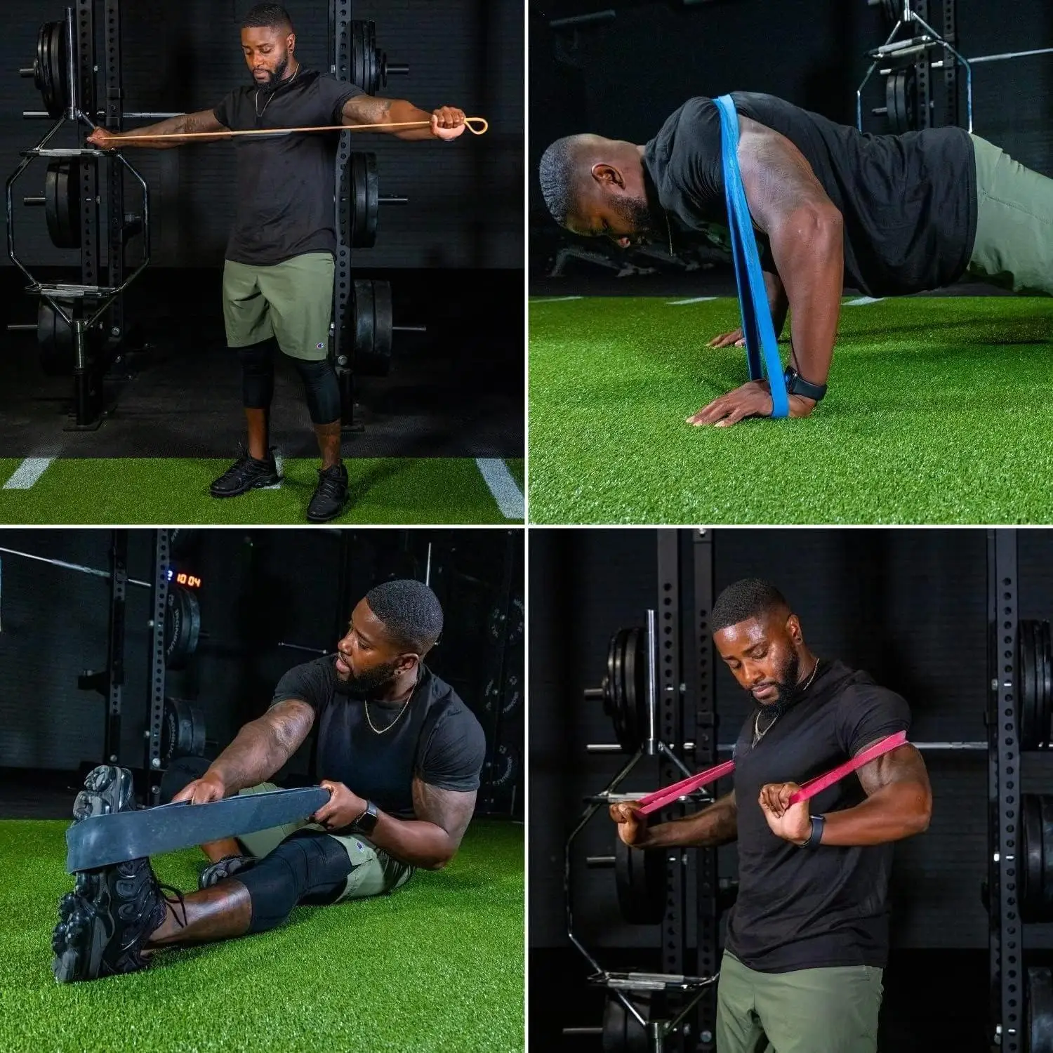 أربطة تدريب مقاومة مقاس 32 بوصة (أربطة تدريب بنظام حزام التمرين المحمول - رائعة للأشخاص أقل من 5 إلى 10 بوصة)