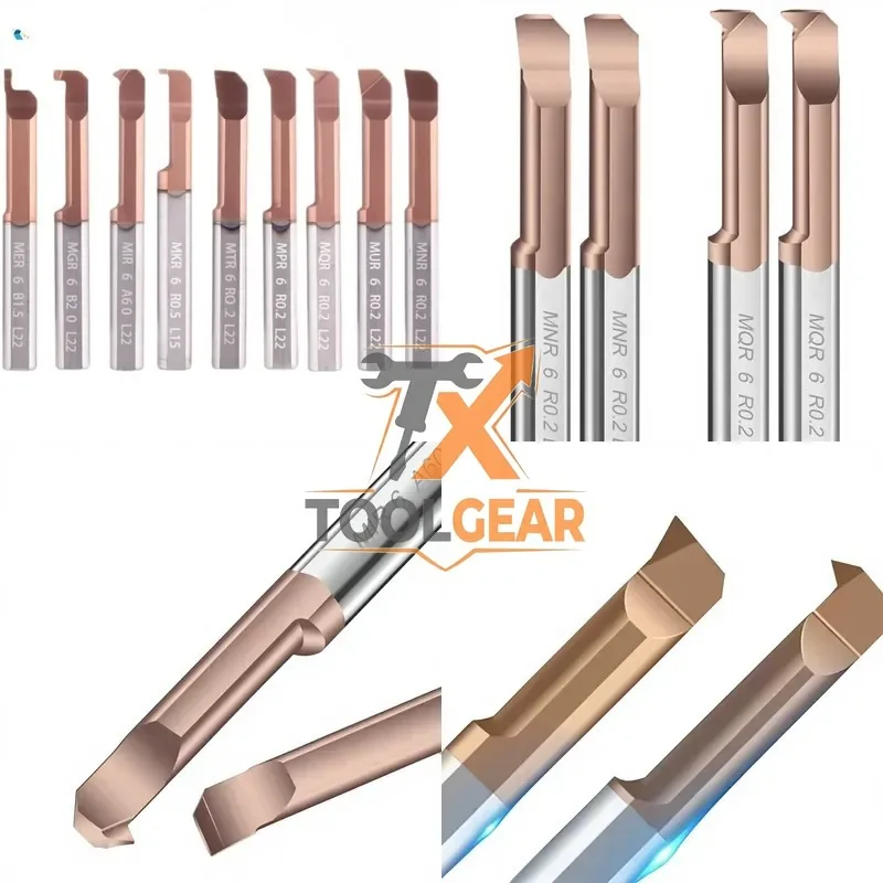 2026China*Factory* BEGUN CNC Mini Internal Grooving Boring Tool Cutter Micro Boring Bars Solid Carbide Tool MNR for Thread