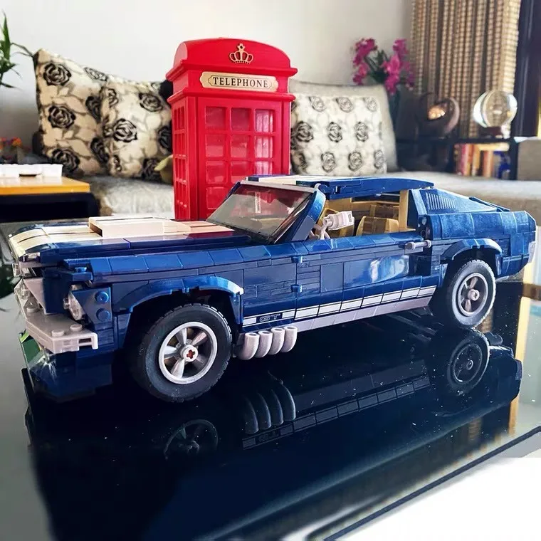 1471PCS Ford Mustangs Sports Racing Car Model Building Blocks Compatible 10265 21047 Bricks Christmas And Birthday Gifts