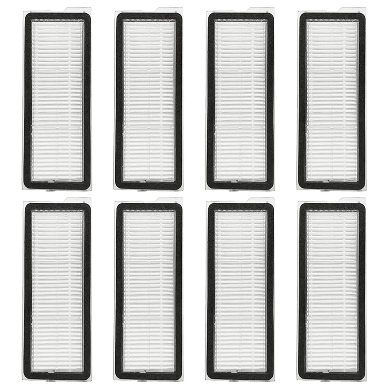 8 PCS HEPA Filters For Roborock Qrevo Curv, P20 Pro,Qrevo S, Qrevo Pro, Qrevo Maxv Robot Vacuum Cleaner Accessories