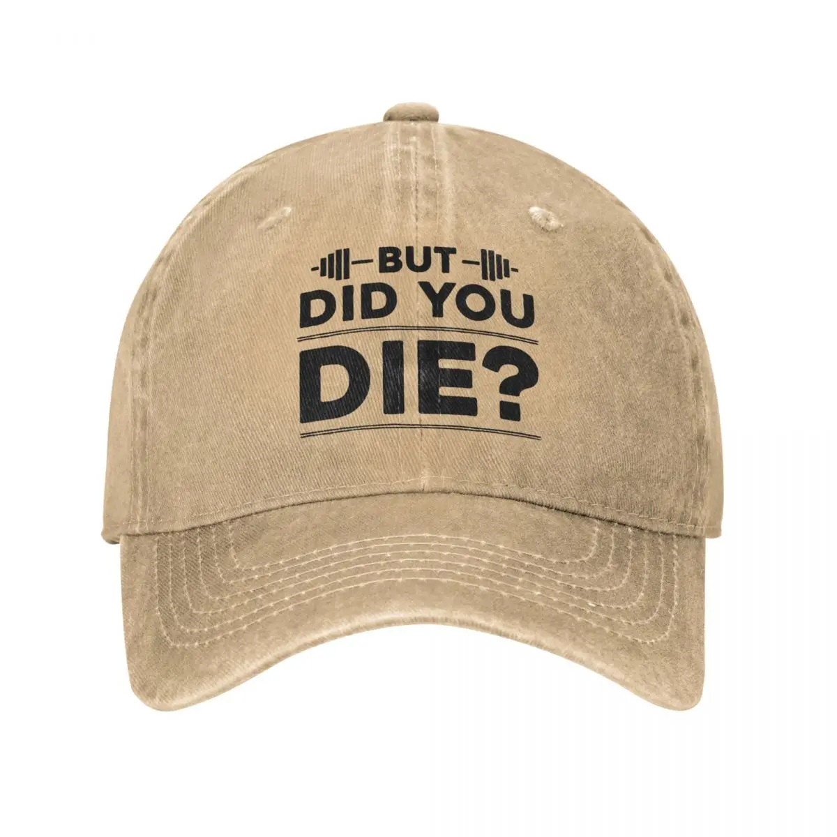 

Vintage But Did You Die Gym Cool Baseball Cap for Men Women Distressed Washed Snapback Hat Travel Unstructured Soft Hats Cap