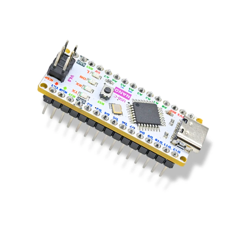 Placa de desenvolvimento colorida Nano V4.0 (compatível com Arduino Nano 3.0) Tipo-C Nano 4.0 Placa de soldagem ATMEGA328PB para Arduino IDE