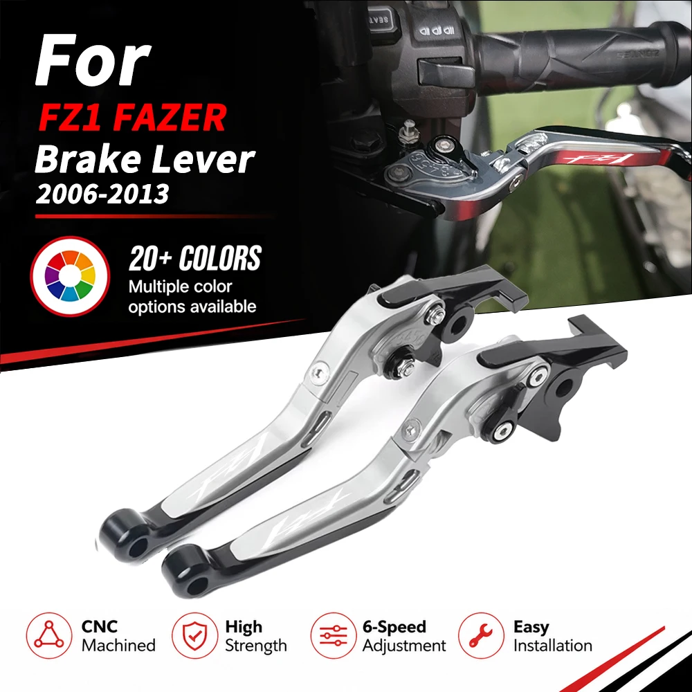 Cnc Aluminum Adjustable Brake Clutch Levers - YAMAHA FZ1 Fazer FZ 1 2006-2013