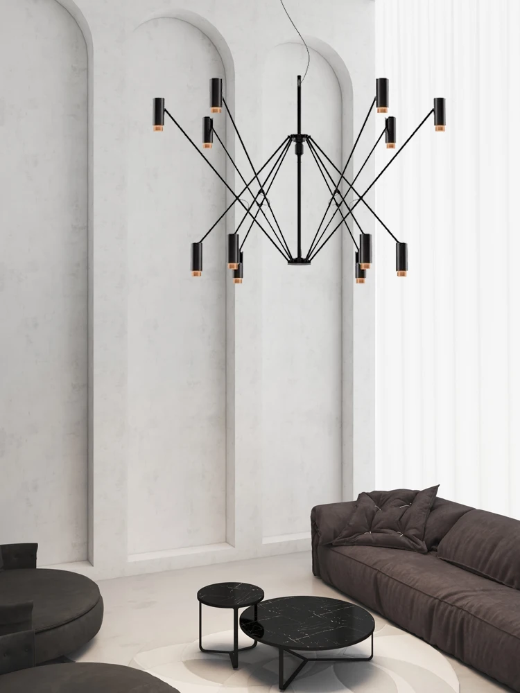 Simple Living Room Chandelier Ceiling
