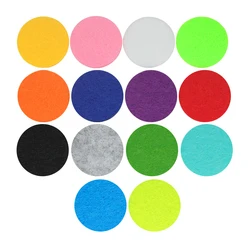 100Pcs/Lot 30mm Diffuser Colorful Refills Felt Pads Fit 38mm Essential Oil Aroma Locket Random Color