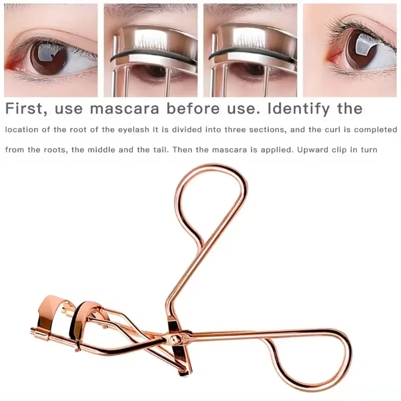 Mini Eyelash Curler Portable Useful Stainless Steel Curling Partial Eyelashes Auxiliary Beauty Tools Natural Eye Lashes Makeup