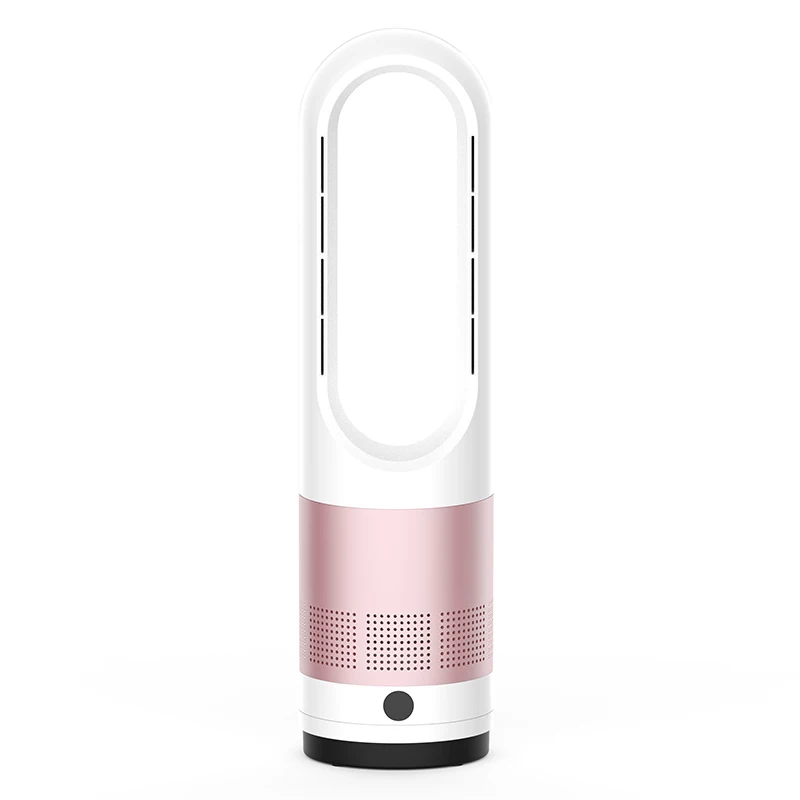 휴대용 이중 기능 무날개 터보 환풍기 히터 팬 부드러운 바람 무날개 디자인 가정용 RV 호텔 차고 태양광 전원