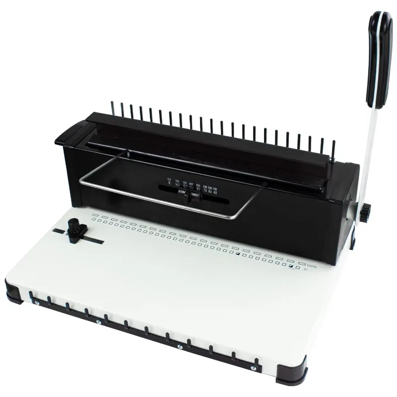34-hole and 21-hole Iron Ring Binding Machine, Contract and Tender Document Punching Ring Pressing Machine, Double Coil Calendar - view 5
