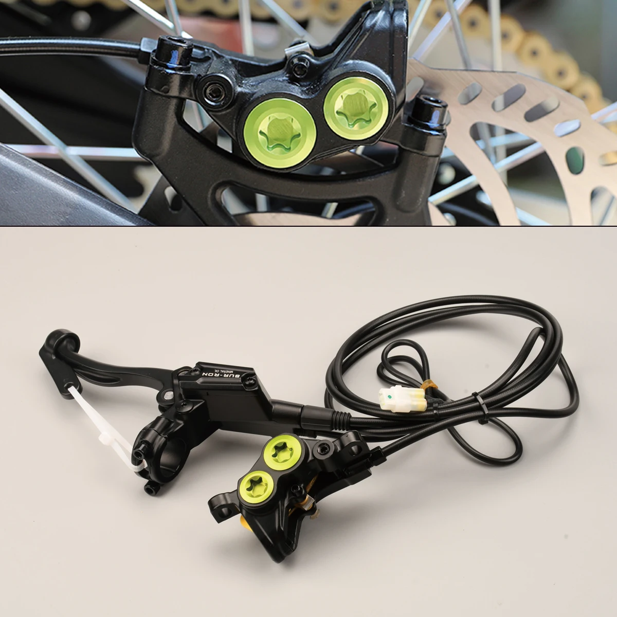 

Motorcycle For SURRON Light Bee Front Rear Brake Caliper Assembly Master Cylinder Pump Brake Pad Kit Electric Off-road Part