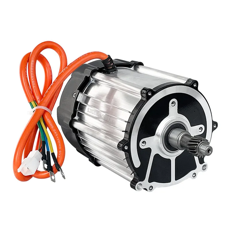 48 Volts 1500W 1800W Full Set Permanent Magnet Differential Motor, High Power Electric Tricycle Four-wheel Battery Motor