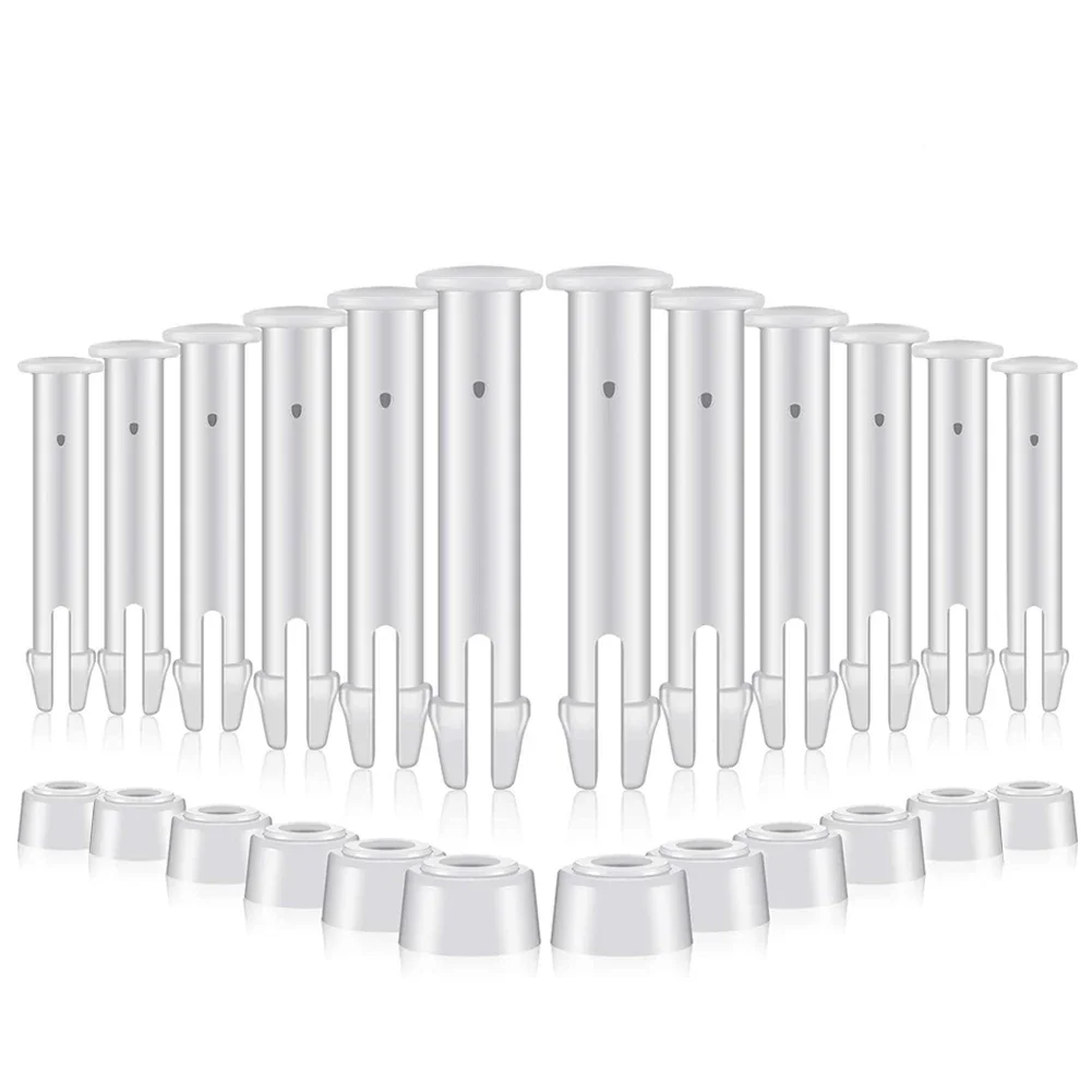 12/24PCS 홈 수영장 액세서리 용 28270-28272 금속 프레임 용 고무 씰이있는 플라스틱 풀 조인트 핀