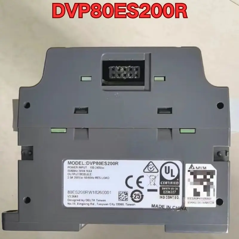 Second-hand DVP80ES200R PLC controller function test is normal