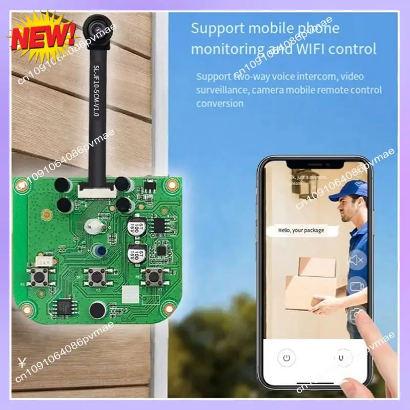 T24C 300,000 Video Module Switch Door Monitoring Remote Switch Two-Way Wireless Remote Control Camera Module Easy Install