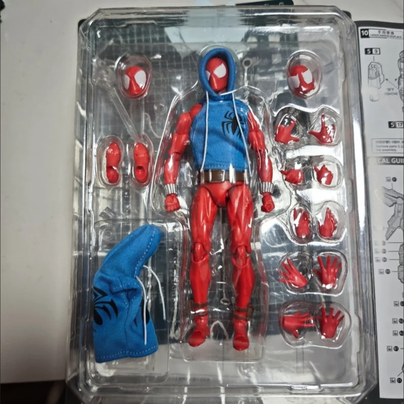 En Stock Ct Toys Spiderman Mafex 186 figura Scarlet Spider el increíble Spider-Man figura de acción de cómic modelo estatuilla regalo Juguetes
