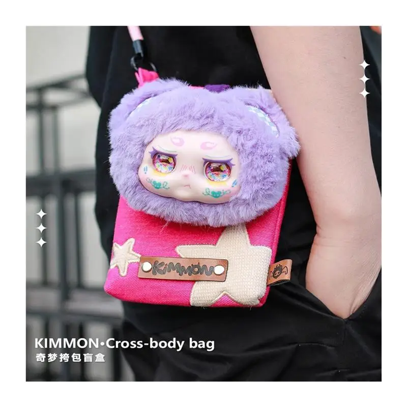 New Kimmon Inclined Shoulder Bag Genuine Vinyl Blind Box Series Mimon Vinyl Doll Bag Collection Decoration Toy Christmas Gift