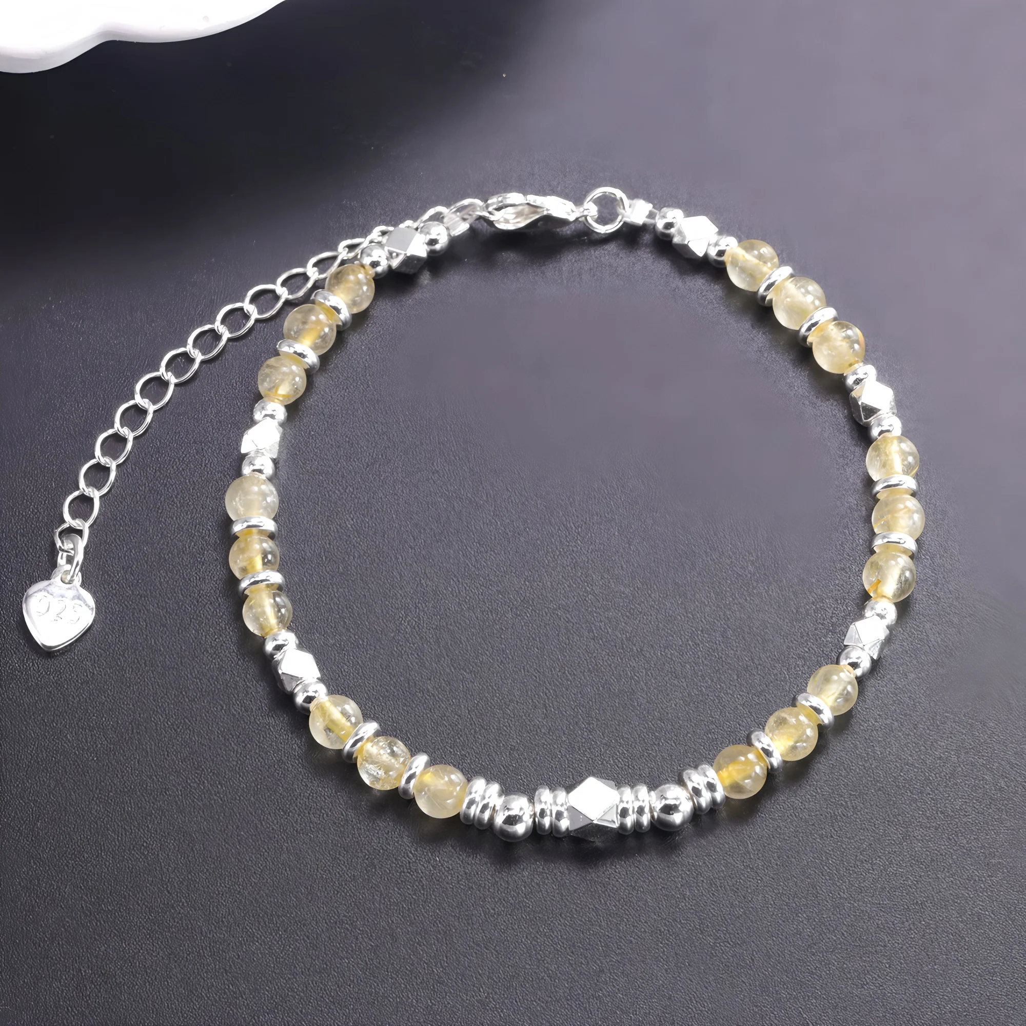 

Sam Panda 925 Sterling Silver Natural Citrine Ring For Women Exquisite Minimalist Gorgeous Wealth Jewelry Gift Dropshipping