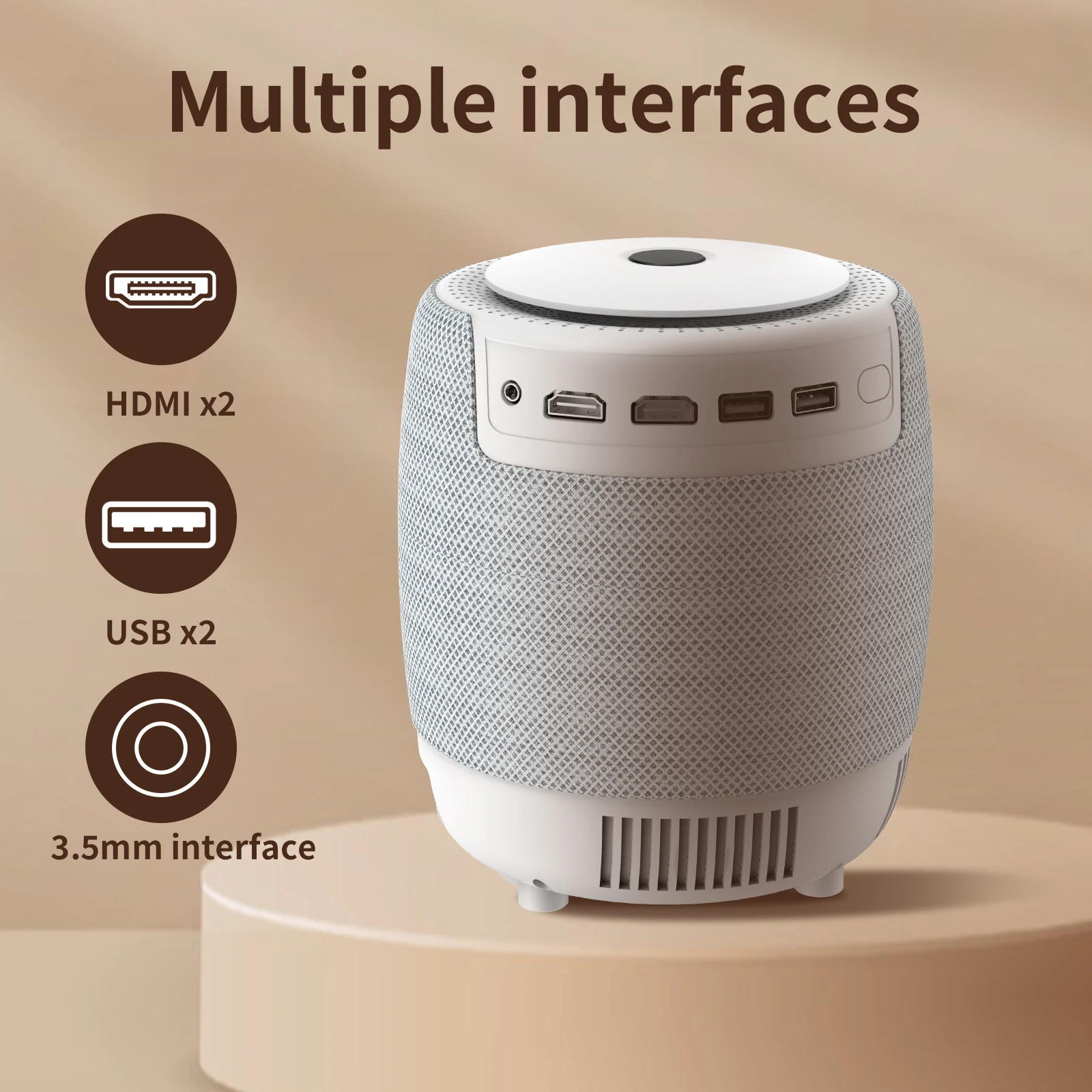 Smart Voice Control Auto Focus for Home Indoor Portable Use
