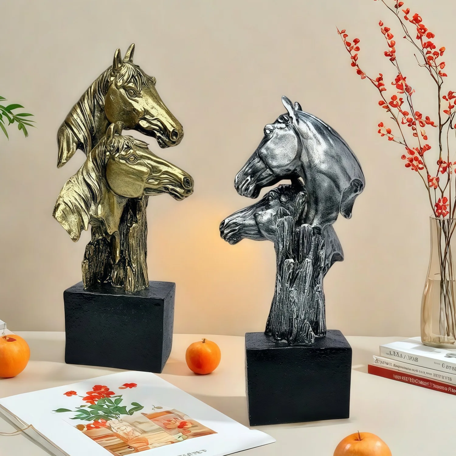 Estátua de cabeça de cavalo du - Resin Craft Ideas avaliação e preço