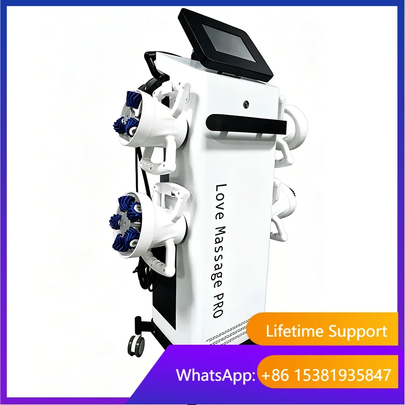 Multifunctional 360° Rotating Roller Massager with 6 Handles Slimming Vacuum Fat-Burning Machine for Massage And Relaxation