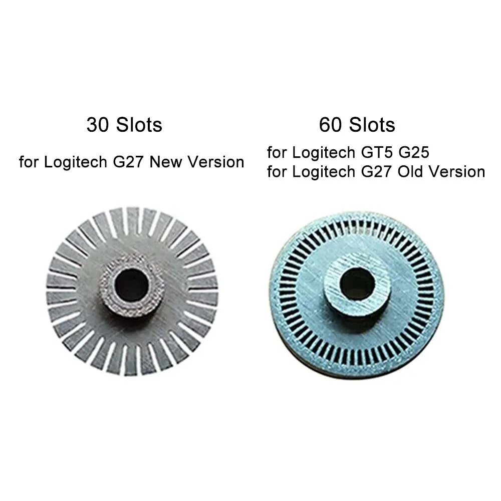 

30 Slots for Logitech G27 Steering Wheel Steel Optical Encoder Replacement 60-Solts for Logitech GT5 G25 G27 Old Version