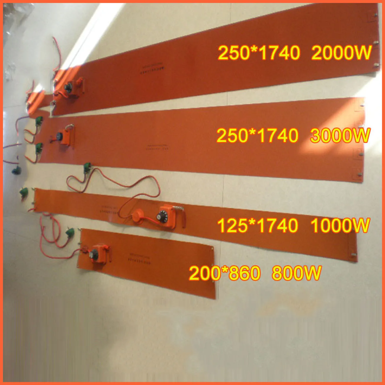 120*970mm 220v 300w Silicone heater Silicon rubber electric heating oil cylinder cylinder with tropical flexible heater