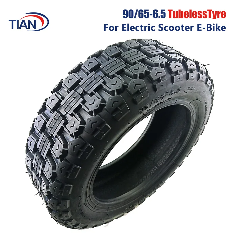 

Бескамерная шина 90/65-6,5, 11 дюймов, дорожная внедорожная бескамерная шина для электрического скутера, нулевое колесо 11x, толстая износостойкая вакуумная шина