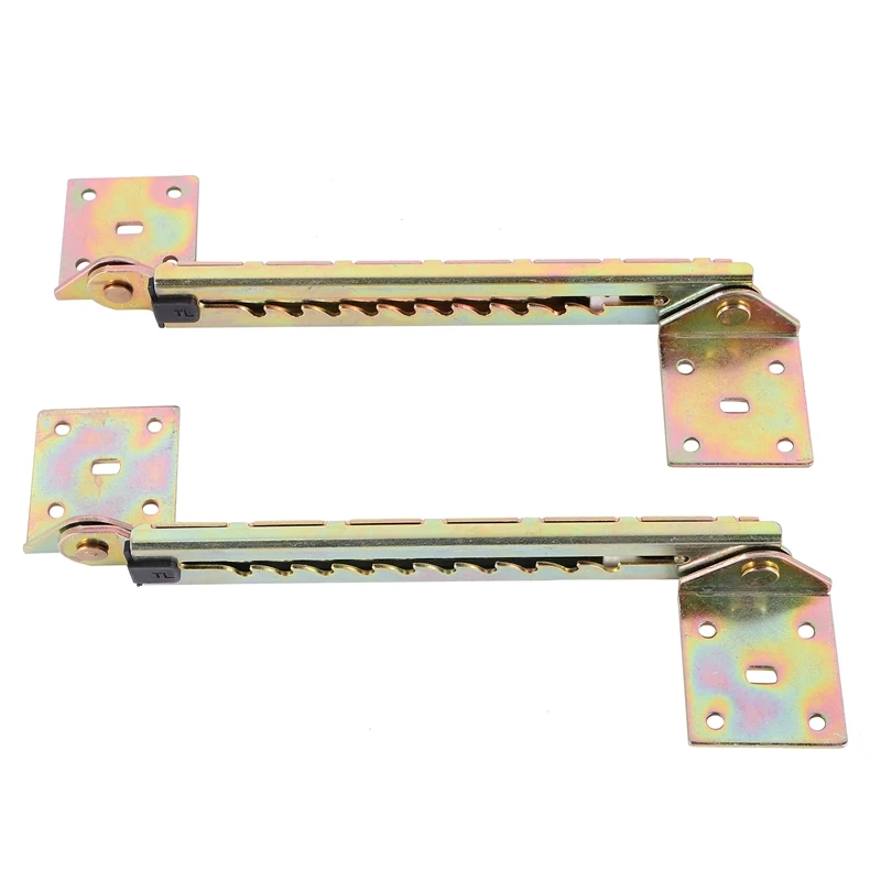 

1 Pair Angle Lifting Rod Desk 10 Gear Adjusting Hinge Angle Hinge WITH Bracket