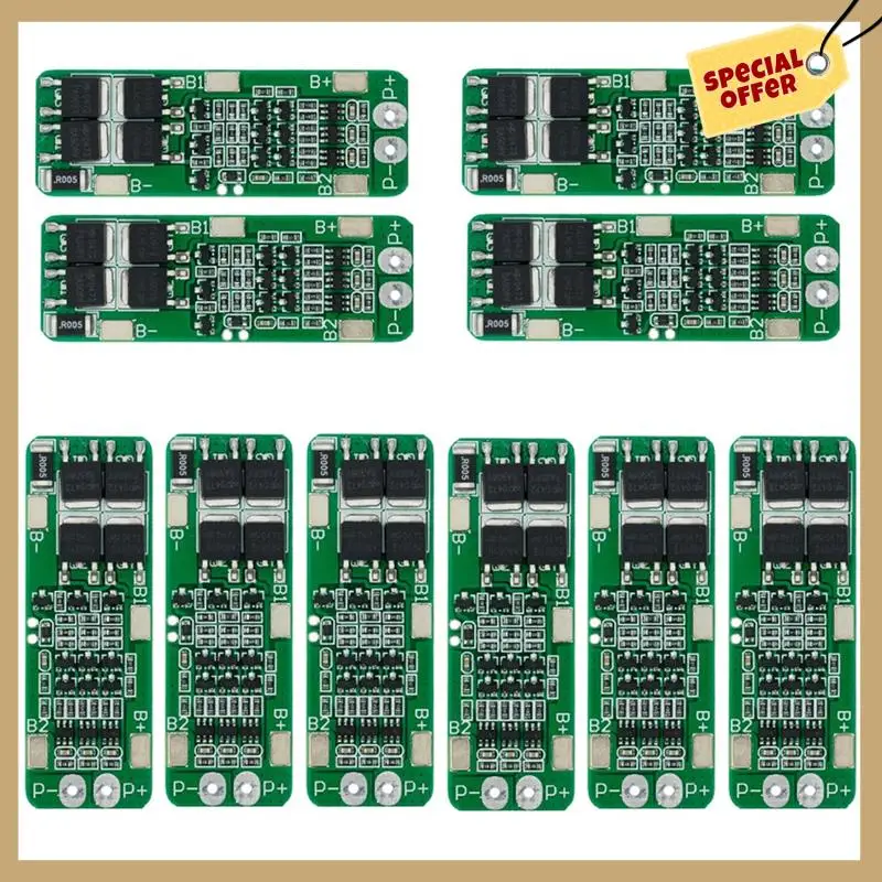 10 قطعة بطارية ليثيوم 18650 شاحن PCB BMS لوح حماية لتقوم بها بنفسك 20A لمحرك الحفر 12.6 فولت وحدة خلية ليثيوم
