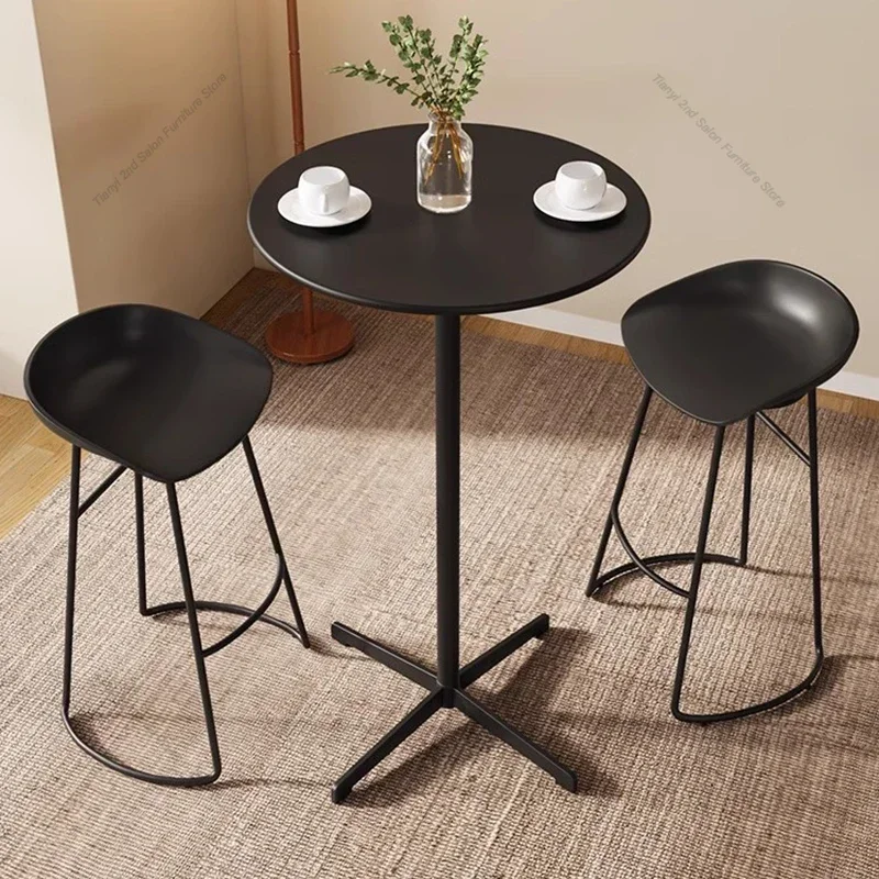 Modern Senior Bar Tables Roundness Outdoor Commercial Counter Bar Tables Outdoors Fallow Metal Saloon Bartafel Furniture FYBT