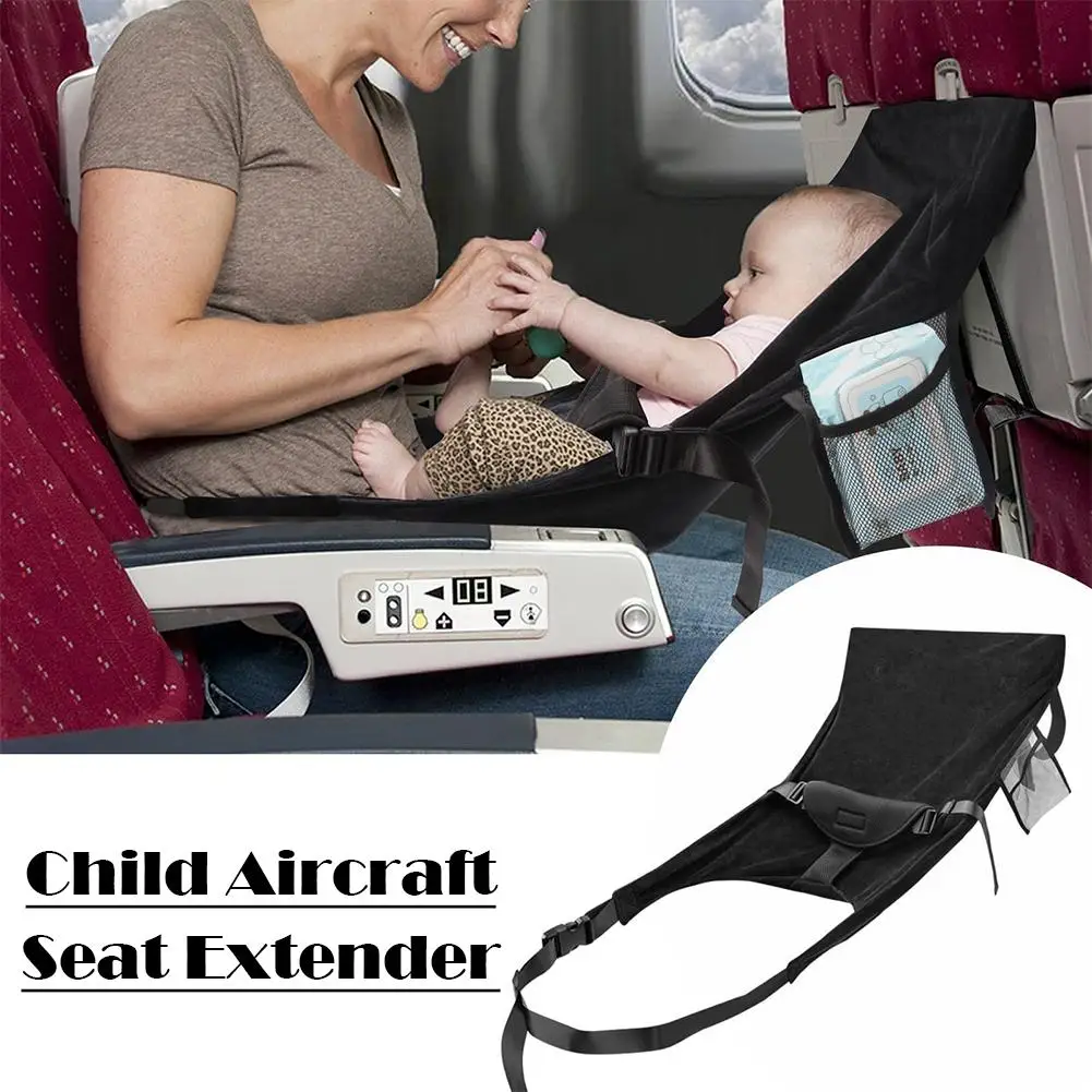 Toddler Airplane Travel Bed Inflatable Seat Extender Plane/Car/Train Safety Kids Portable Belt Essential Baby Travel Bed Sl I5S0