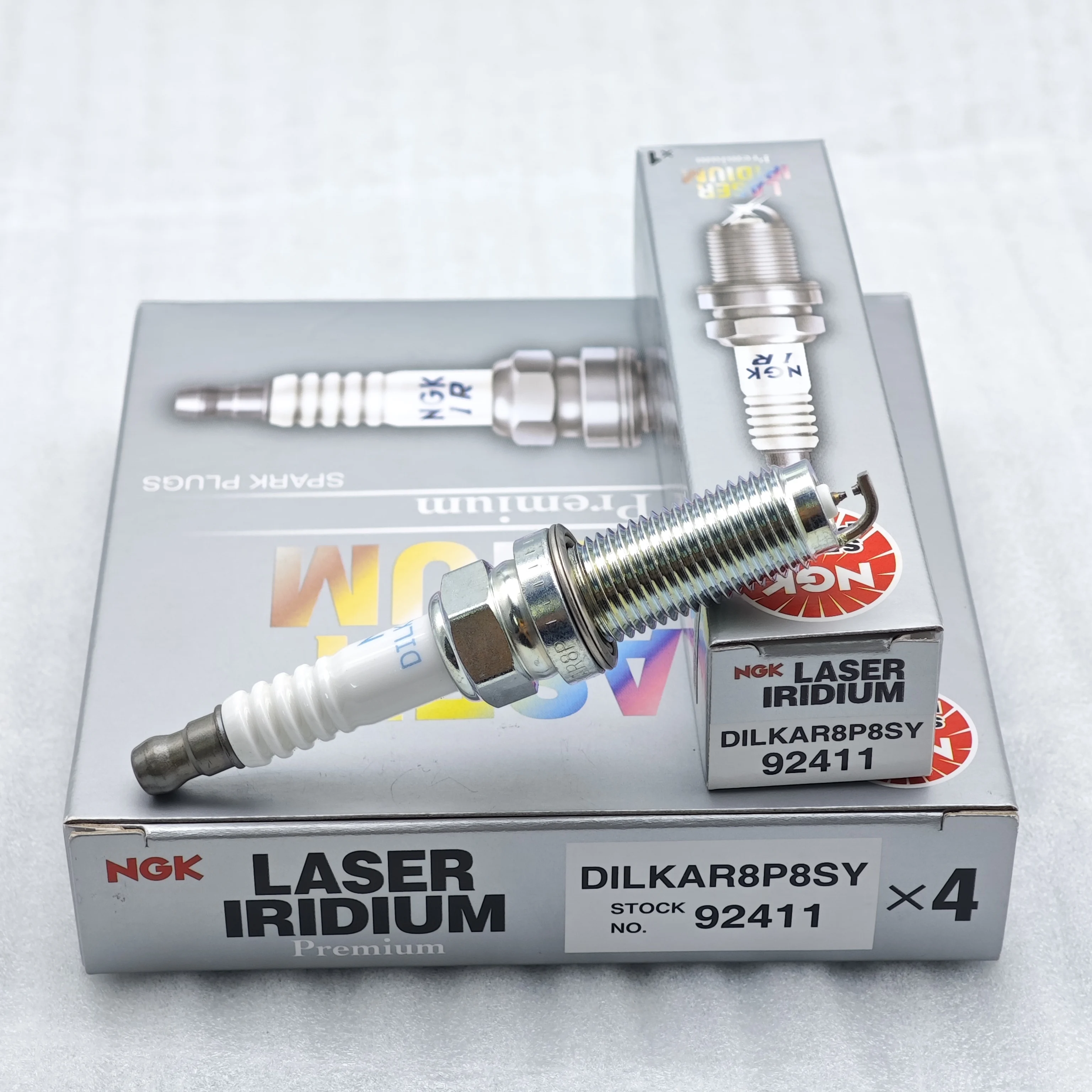 4pcs Original NGK Spark Plug DILKAR8P8SY 92411 For Some Models Of RDX Accord etc