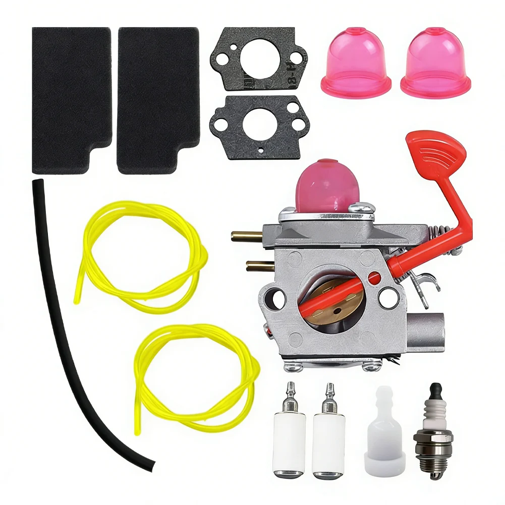 14 Pcs WT-875 Carburetor Kit Air Filter For Poulan For BVM200C For Craftsman 25CC Leaf Blower Parts Replacement Garden Tools