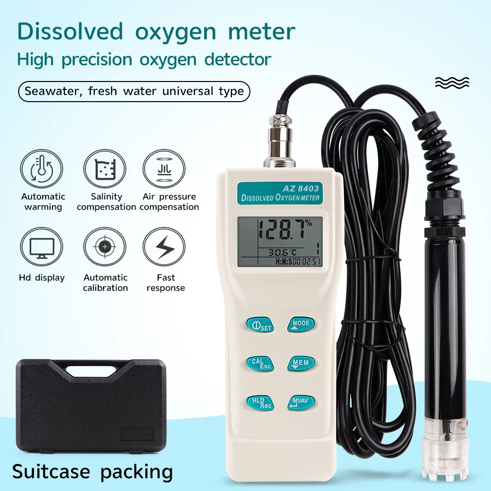 

AZ8403 Portable Dissolved Oxygen Tester Dissolved Oxygen Water Testing Dissolved Oxygen Tester For Aquaculture