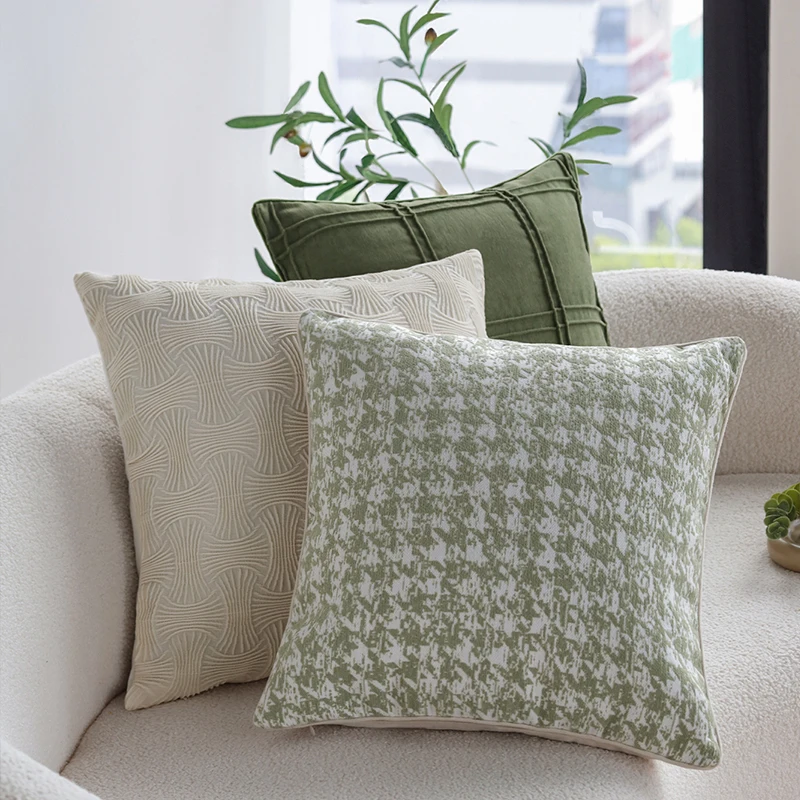 Jacquard Houndstooth Pattern Cushion Covers 45x45cm Pillow Cover Decorative For Home Minimalit Pillowcases Home Decor Items