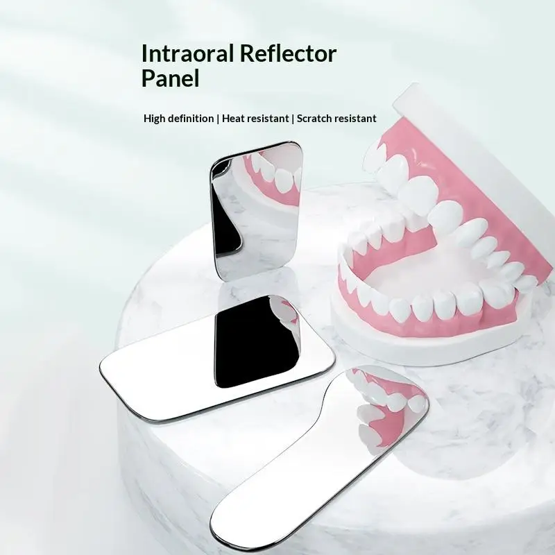 Autoclavable Dental Photography Mirrors Double Sided Glass Intraoral Reflector Sterilizable Mouth Mirror  Clinic Dentist Lab Use
