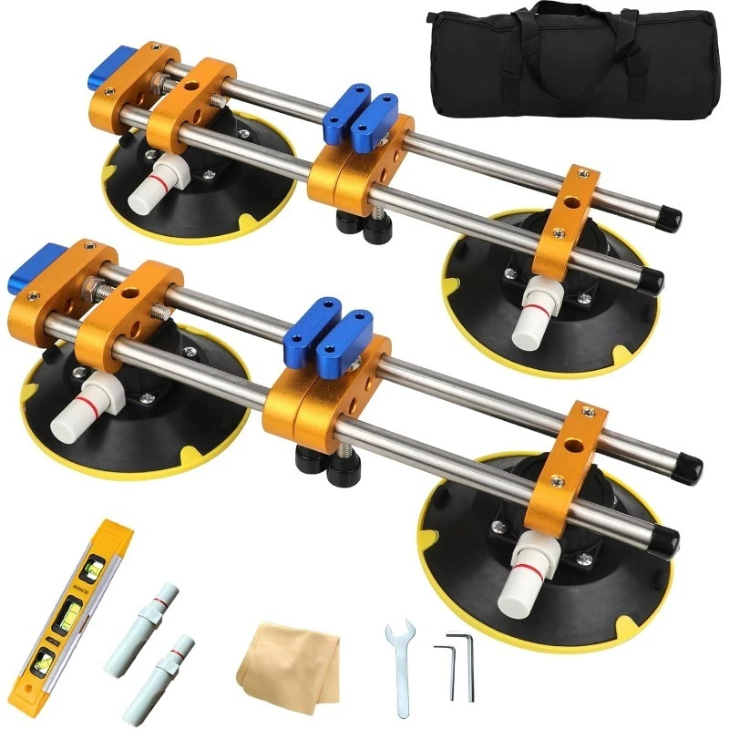 

Обновленный комплект из 2 бесшовных швов с 6-дюймовыми вакуумными присосками, установщик швов из гранита для соединения и выравнивания столешниц, швов