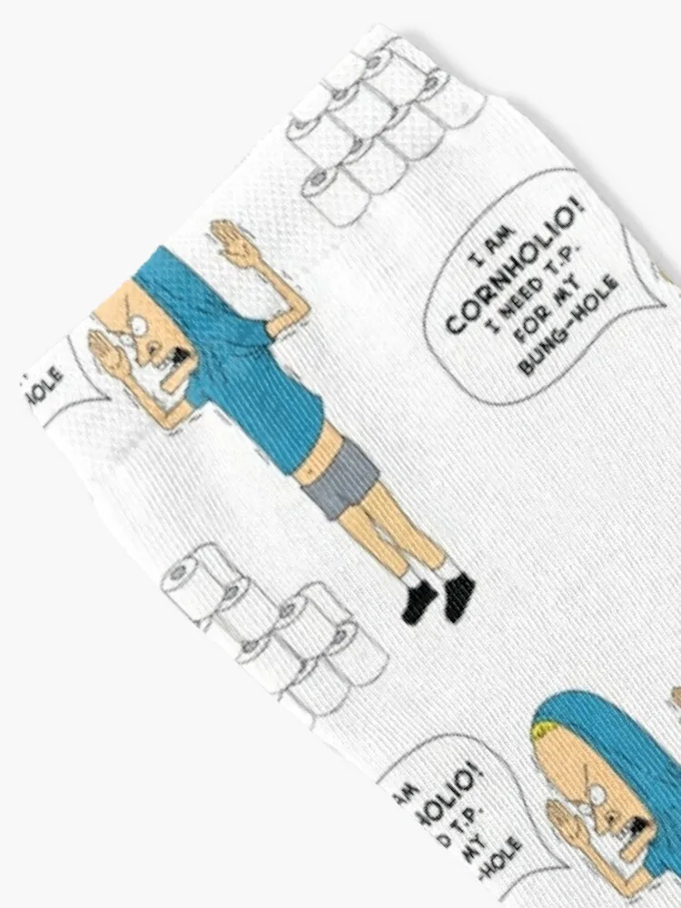 Cornholio Needs T.P. Socks Stockings compression compression cool Designer Man Socks Women's