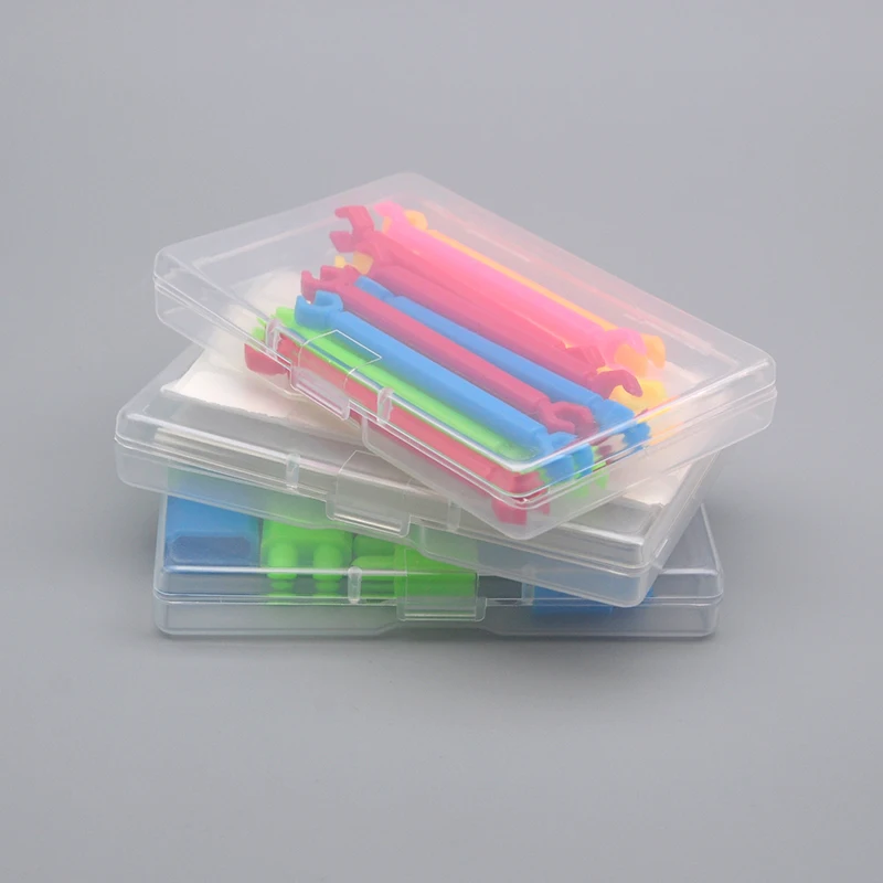 1-109 stücke Transparente Abschließbare Box Kleine Objekt Lagerung Box Angeln Getriebe Zubehör Box Kunststoff Material – Detail 17