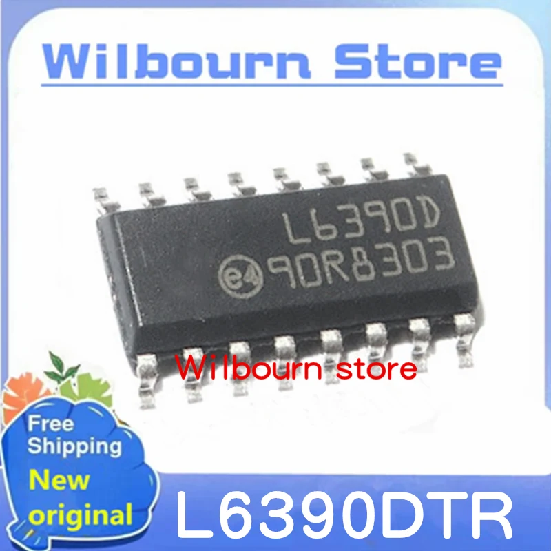 10PCS~50PCS/LOT 100% NEW L6390D L6390DTR SOP16 Driver chip