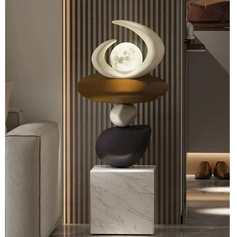 Large Floor Lamp  Living Room Office Decorations Nordic Home Decor Sculptures & Statuette Aesthetic Interior Accessories