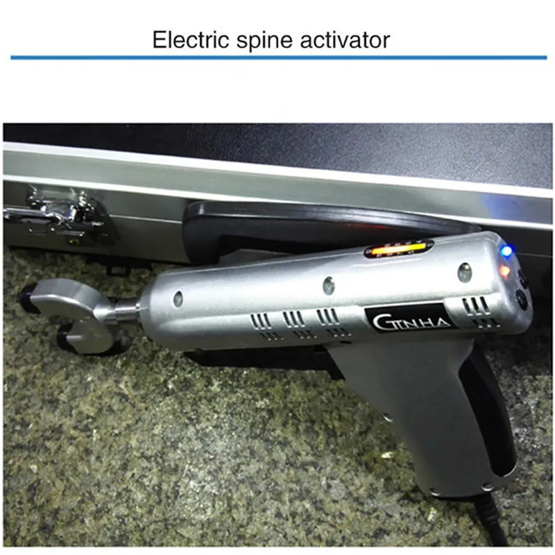 Chiropractic Gun Spine Bone Setting Gun IQ-plus Frequency Conversion Electric Spine Gun Spine Activator Foreign Trade