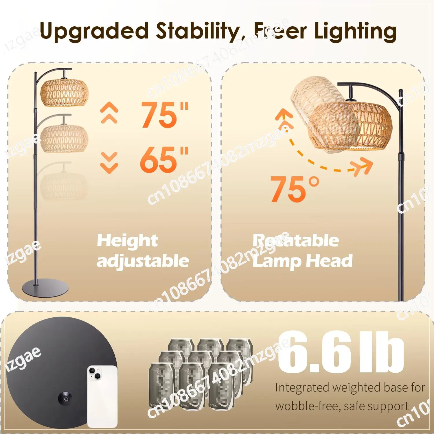 Simple living room floor-to-ceiling led bedroom double-layer led cover woven led cover cloth cover Japanese style