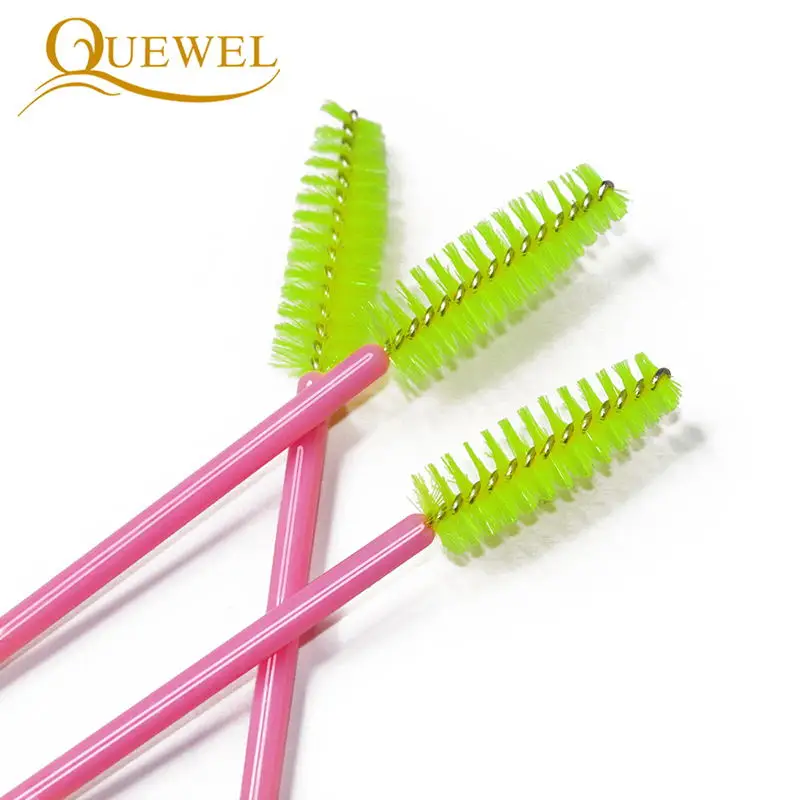 Quewel المتاح الرموش فرشاة رمش تمديد الحاجب فرش ماسكارا عصا قضيب جلدة أدوات تجميل الشخصية