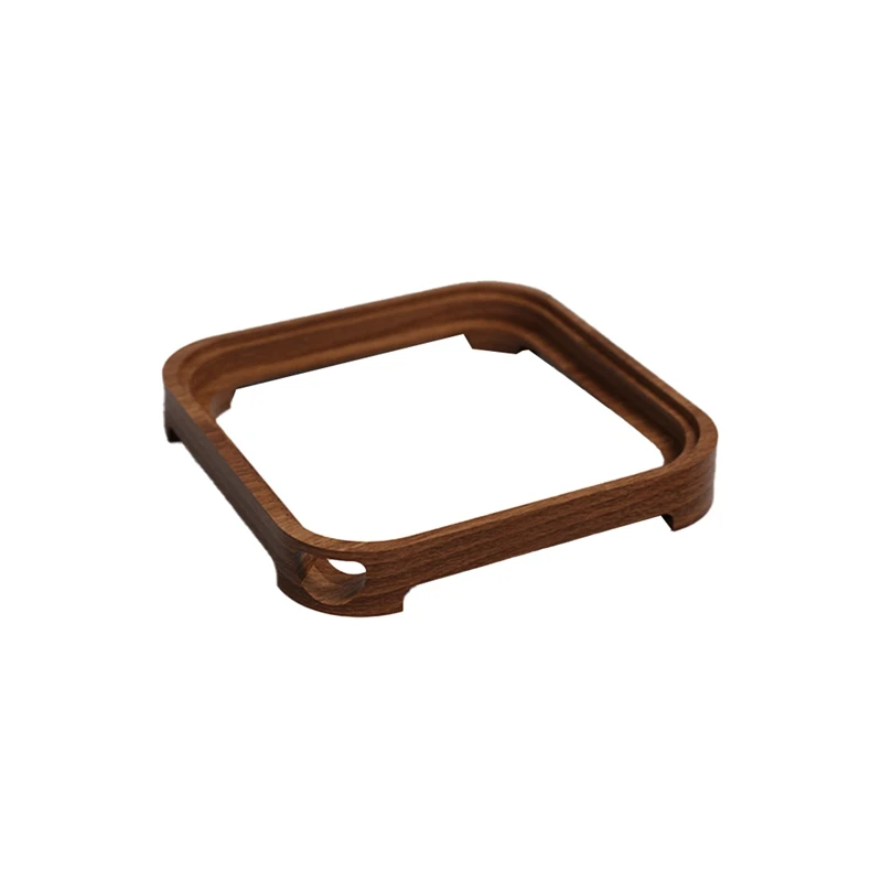 الأفضل لـ Apple Mac Mini M4/M4 Pro محطة إرساء الغبار المضيف قوس حامل خشبي تصميم مقاوم للغبار ملحقات الكمبيوتر