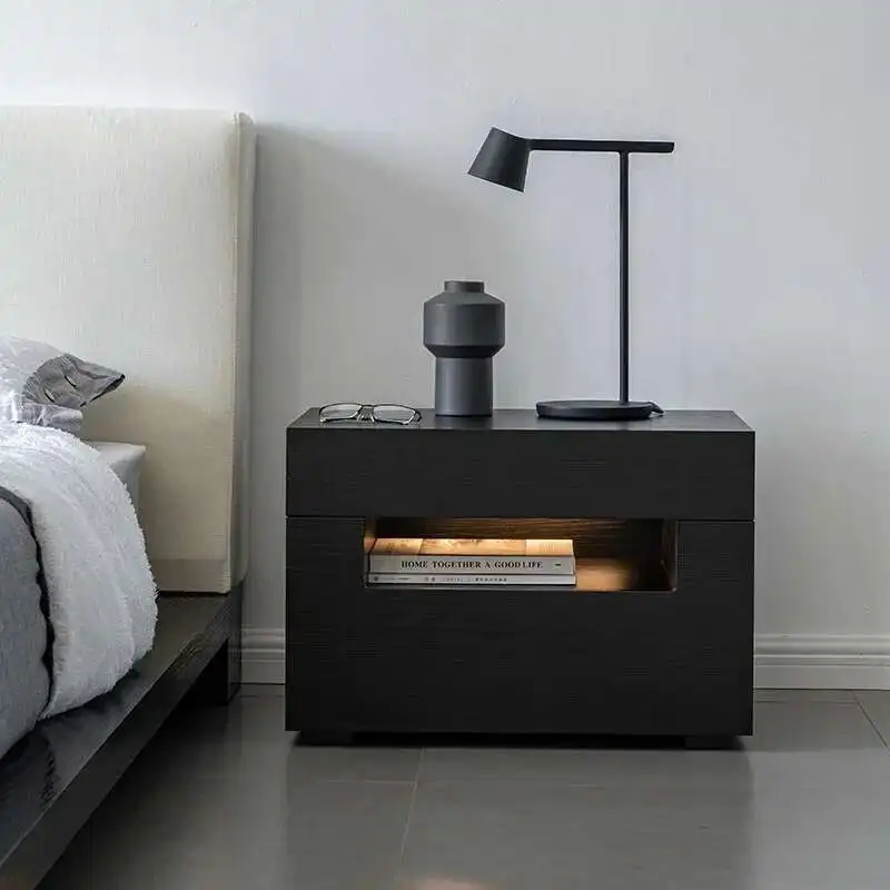 

Simple Nightstands Bedside Tables Storage Locker Modern Corner Decorative Nightstands Nordic Criado Mudo Home Furniture YX50NT